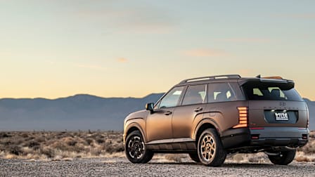 2026 Hyundai Palisade XRT PRO rear at sunset