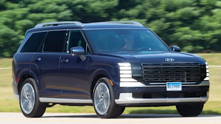 2026 Hyundai Palisade driving, front