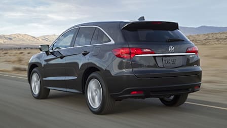 2013 Acura RDX vehicle in motion in the desert