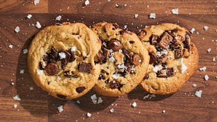 Chocolate Chip Cookies with Flake Sea Salt