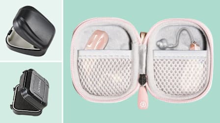 grid with BOCOKO, Phirunty, and GETGEAR Hearing Aid Cases