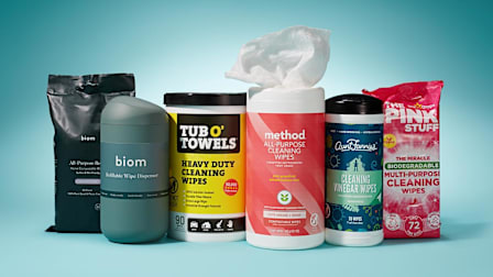 Five brands of multipurpose wipes