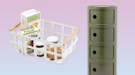 Yamazaki basket, Kartell storage unit