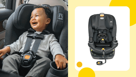 Baby in Chicco Fit360, Mom with child in UPPAbaby Minu V3, Maxi-Cosi Iora Bassinet, Dad with children in UPPAbaby Vista v3 with Rumbleseat V3, Pottery Barn Kids Emerson Convertible Crib, and baby in Stokke Clikk High Chair
