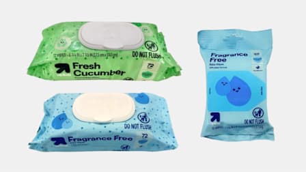 Up&Up Fresh cucumber and fragrance free baby wipes