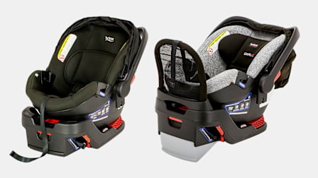 Britax B-Safe Gen2 car seat and the Britax Endeavours car seat.