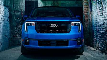 2025 Ford Maverick Lobo in a dark alley