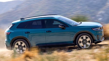 2025 Honda Prologue Elite driving, side view