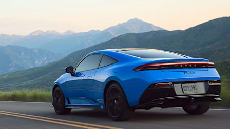 2026 Honda Prelude driving past mountains