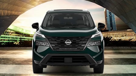 2026.5 Nissan Rogue Dark Armor, front in a tunnel