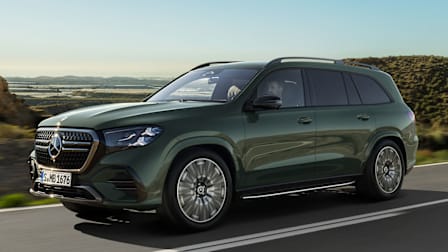 2027 Mercedes-Benz GLS driving, front