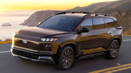 2027 Subaru Getaway SUV front driving