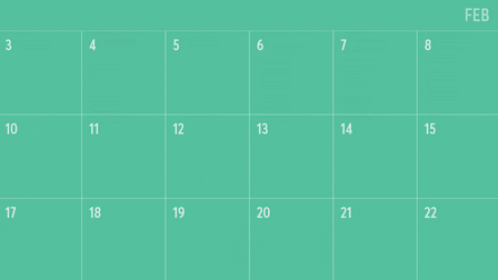 Calendar showing iPad, snow blower and phone