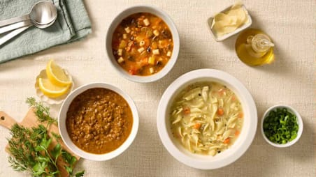 Best Ready-Made Chicken Noodle, Minestrone, and Lentil Soups
