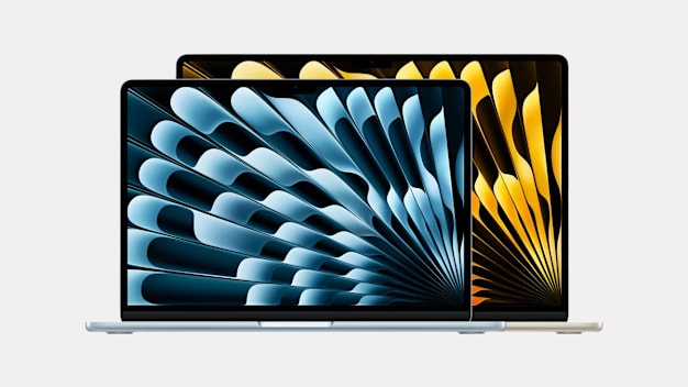 A 13-inch and a 15-inch MacBook Air.
