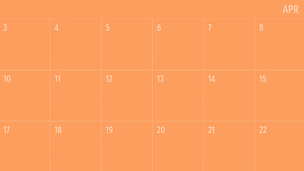 April deep discounts calendar and products