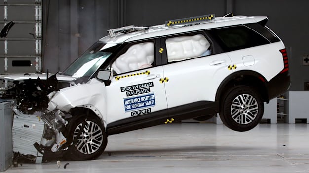 2026 Hyundai Palisade in IIHS front crash test