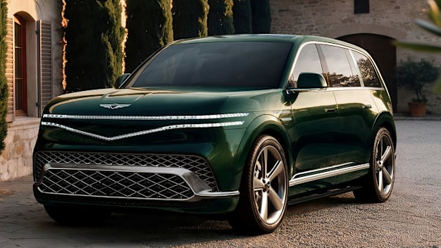 Preview: 2027 Genesis GV90 All-Electric SUV Is an Audacious Flagship With Optional Wood Floors