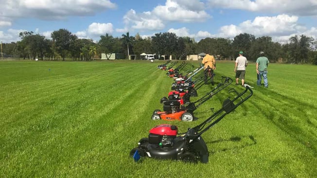 lawn mower testing