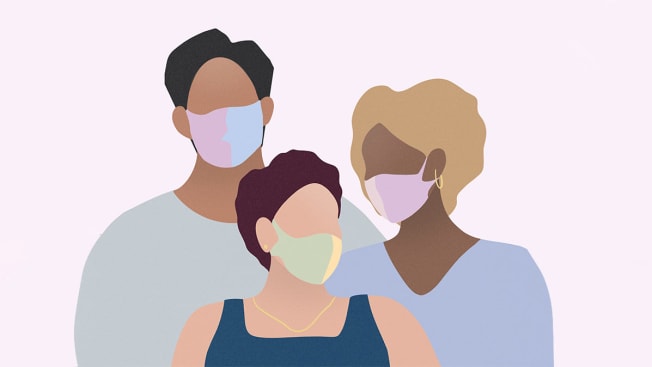 people wearing face masks