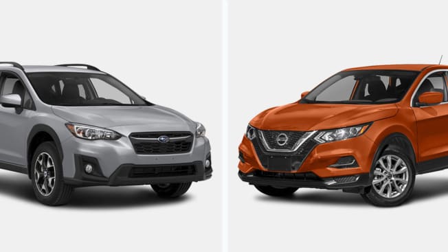 2020 subaru crosstrek and 2020 nissan rogue sport