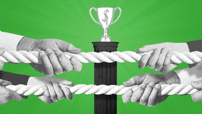 tug of war illustration