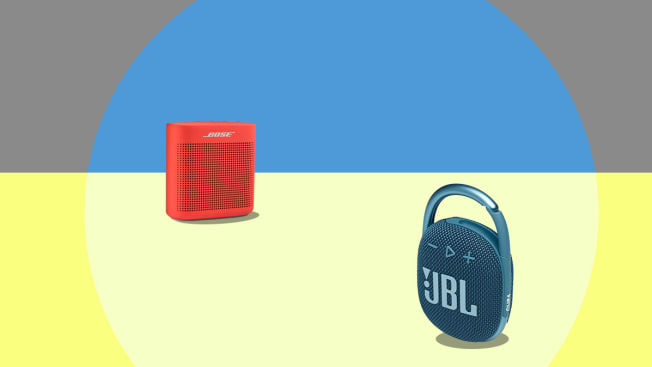 Bose and JBL wireless speakers