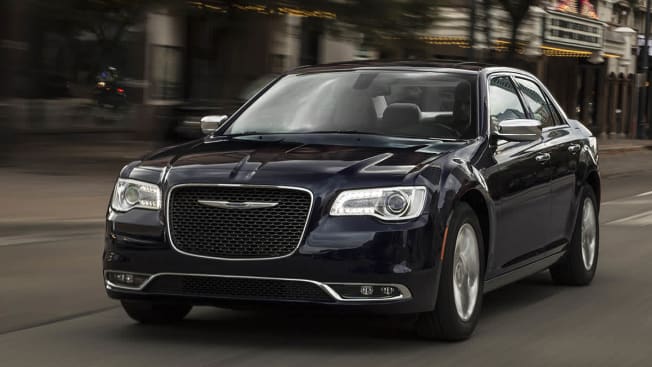 2019 Chrysler 300 Limited driving through a city