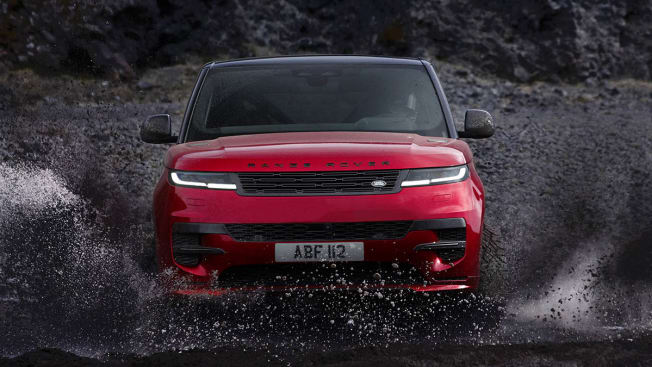 2023 Land Rover Range Rover Sport front splash