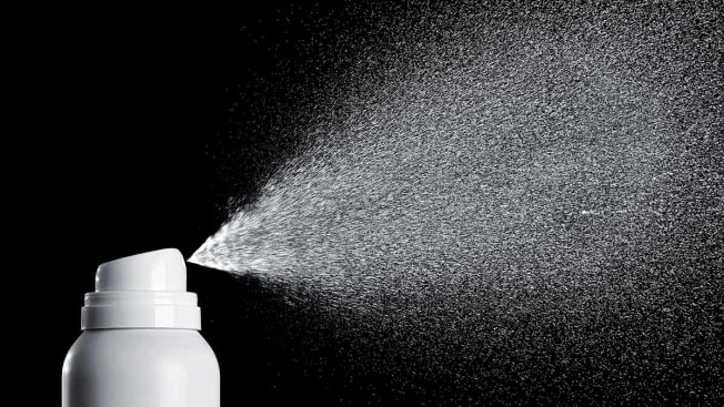 Aerosol can and spray