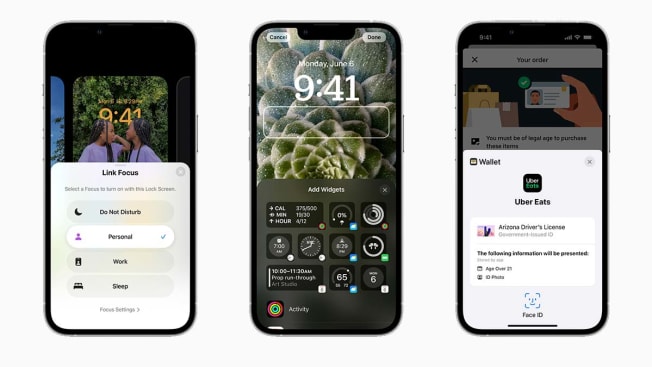 Examples of Apple's new ios for iPhone