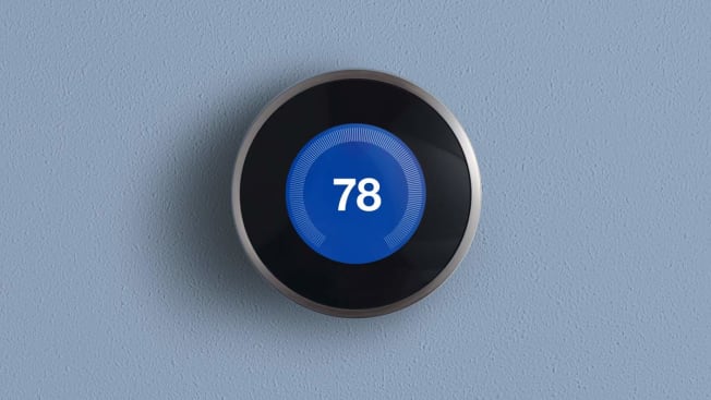 Smart Thermostat set to 78 degrees