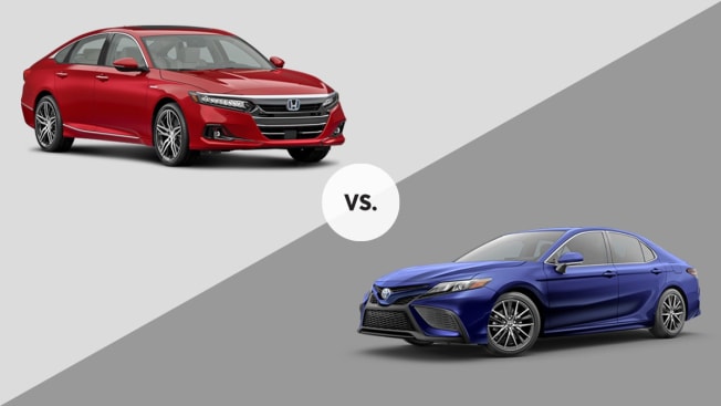 Honda Accord Hybrid and a Toyota Camry Hybrid