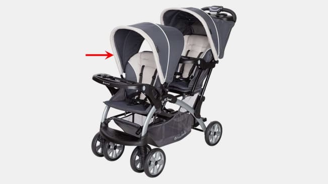 Baby Trend Sit N’ Stand Double stroller, model number beginning SS76