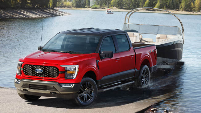 2023 Ford F-150 Heritage XLT at boat launch