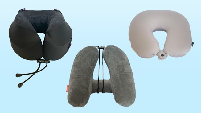 Cabeau, Manta Sleep, and Open Story travel pillows