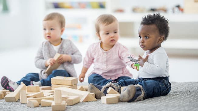 Babies at daycare