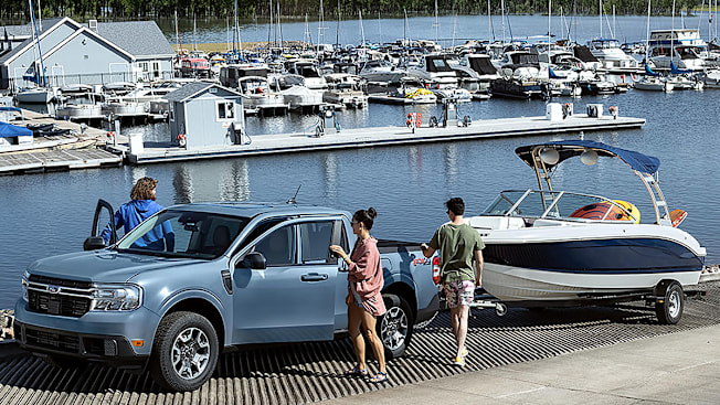 2024 Ford Maverick boat launch