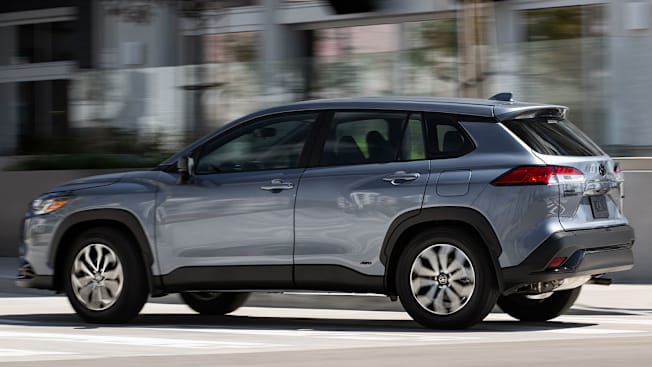2024 Toyota Corolla Cross Hybrid rear driving