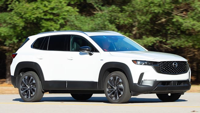 2025 Mazda CX-50 hybrid driving