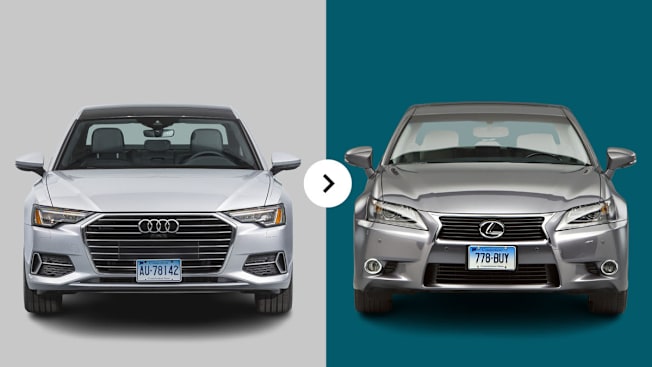 2019 Audi A6 and 2015 Lexus GS