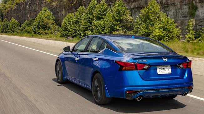 2025 Nissan Altima SV Special Edition driving, rear
