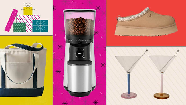 Lands' End Medium 5 Pocket Open Top Canvas Tote Bag, Oxo Brew Conical Burr Coffee Grinder, Ugg Women's Tazz II Slippers, Sophie Lou Jacobsen Piano Cocktail Glass, Set of 2