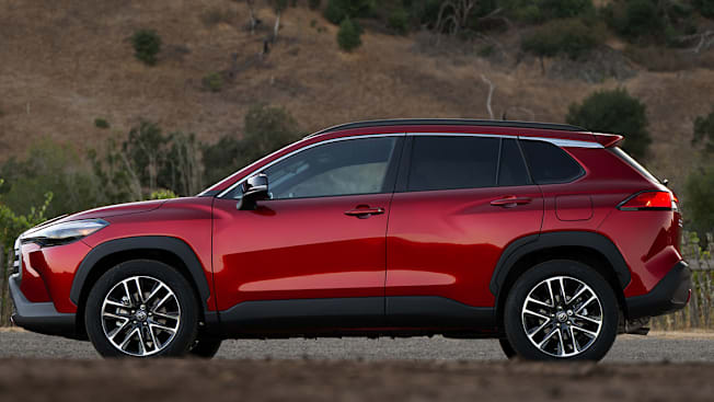 2026 Toyota Corolla Cross XLE shown from the side