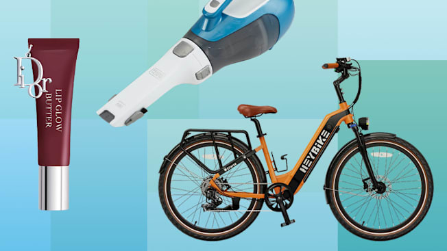 Dior lip glow, HeyBike, Black and Decker vacuum