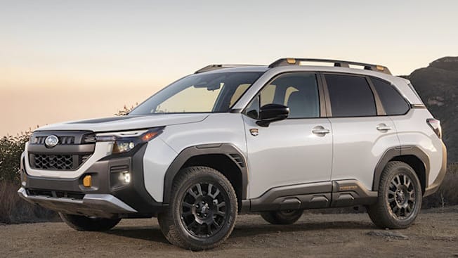 2026 Subaru Forester Wilderness parked off pavement
