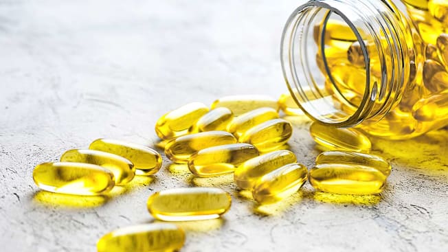 Vitamin D gel capsules