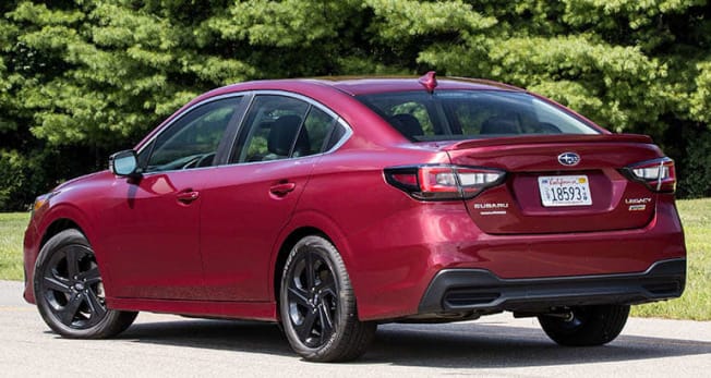 2020 Subaru Legacy press car
