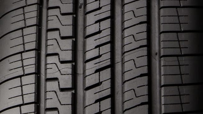 detail of tire tread