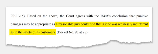 portion of lawsuit